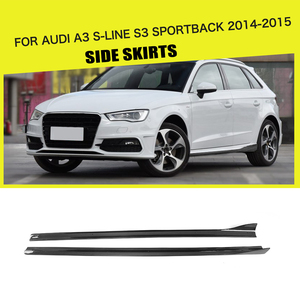 Faldones laterales de carbono para coche, accesorio para Audi <span class=keywords><strong>A3</strong></span> 8V S-<span class=keywords><strong>LINE</strong></span> S3 <span class=keywords><strong>Sportback</strong></span> 14-17 - Product Image 2