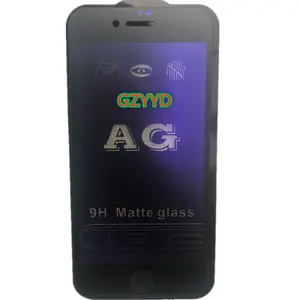 AG 안티 블루 라이트 스크린 프로텍터 AG 안티 블루 라이트 강화 유리 아이폰 6 7 8 플러스
