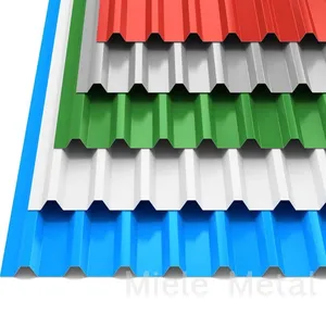 Cheap Color Coated Roofing Sheet Corrugated Galvanized Steel Color Roof With Price