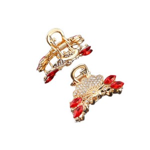 Pinzas de Pelo de Aleación Modernas para Mujer, Pinza de Tiburón de 13 cm con Diamantes de Imitación, Accesorio para Fiesta - Product Image 5