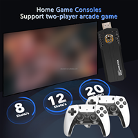 X8 Pro stik permainan 4K 64G 30000 + Game Retro Emuelec 4.5, Gamepad nirkabel 40 + emulator TV konsol permainan N64/PSP/SNES