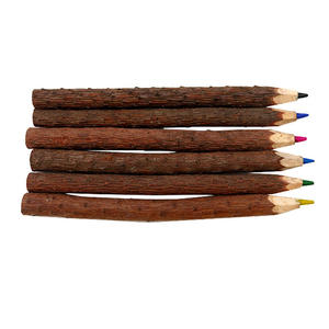 Crayons de couleur en bois faits à la main, personnalisés, en forme de branche d'arbre, pour la décoration artistique - Product Image 1
