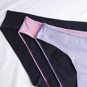 Ropa interior reutilizable posparto de alta calidad, 4 capas de ropa interior de algodón orgánico a prueba de fugas, bragas menstruales, ropa interior Culotte Me