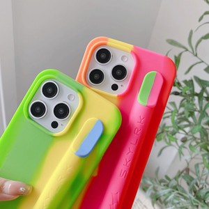 New 3D Silicone Cầu Vồng Điện Thoại Trường Hợp Đối Với iPhone 11 12 13 14 15 16 17 Pro Max Mềm Cao Su Bìa Hỗ Trợ Lip Gloss Bút Khói <span class=keywords><strong>Shell</strong></span> - Product Image 4