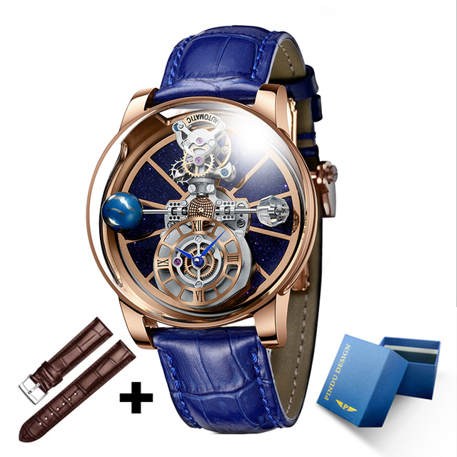 rose gold blue