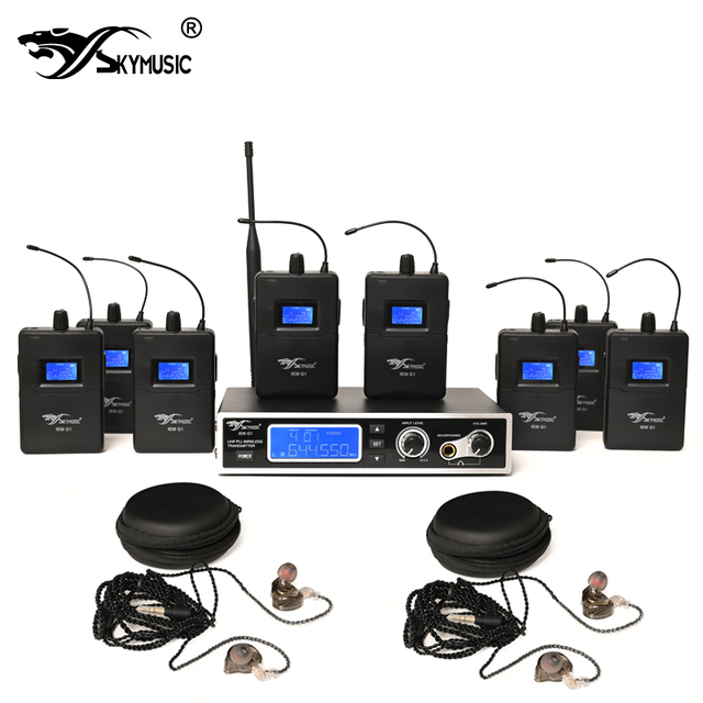 UHF PLL Wireless In-ear Monitor System IEM G1 Professional Stage Audio Gear in Ear Phone Monitoring System
