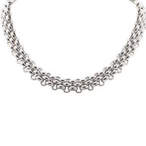 yunnique Hip Hop Motorcycle Minimalist <b>Titanium</b> Steel <b>Chain</b> Clavicle Necklace For Men Women Celebrity Style Trendy - Product Image 5