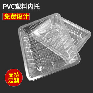 El fabricante suministra bandejas transparentes de PVC para productos frescos y bandejas interiores de plástico. - Product Image 1