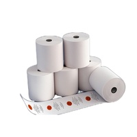 Rouleaux de papier de reçu thermique personnalisé 80*80mm pour 57*50mm supermarché banque ATM POS pour caisse enregistreuse utiliser livraison gratuite