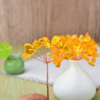 Vente en gros Nouveaux matériaux semi-finis artisanaux modernes et uniques pour bouquets de forme libre, Arbre de cristal énergétique DIY avec fil de cuivre pour la maison
