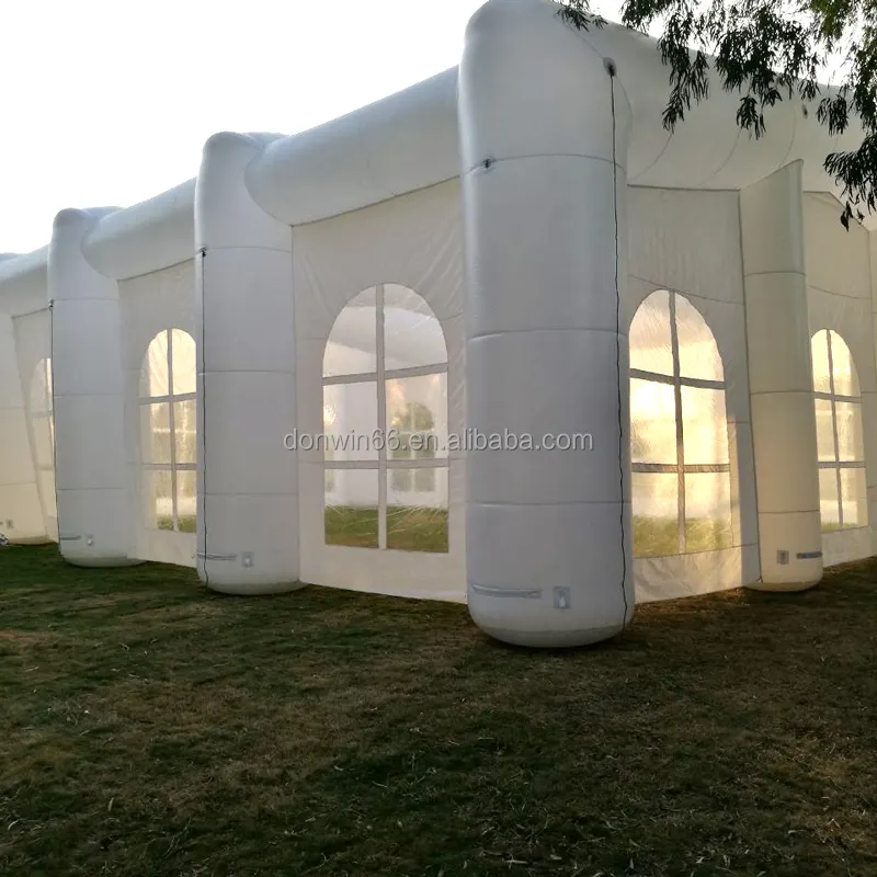 תכנון מסיבה מסחרי אלומיניום 500 אנשים אור לבן צבע פסטל אוהל חתונה אוהל חתונה מתנפח עם המחיר הטוב ביותר