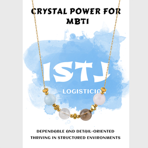 Mbti เครื่องประดับแฟชั่นหินธรรมชาติทำมือ16บุคลิกลูกปัดทันสมัยกันสนิมแพ้สำหรับเป็นของขวัญ - Product Image 4