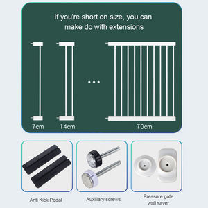 ODM gerbang anjing dapat ditarik untuk rumah tangga lebar pagar gerbang anjing pintu hewan peliharaan gerbang keselamatan bayi - Product Image 4