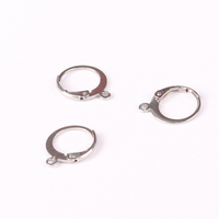 Matériaux de fabrication de boucles d'oreilles en acier inoxydable : fermoirs français, crochets d'oreille DIY, boucles en forme de D et de boucles rondes, accessoires pour boucles d'oreilles