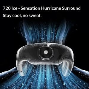 6000Mah Rechargeable Neck <b>Fan</b>, Semiconductor Cooling & LED Display, Lightweight <b>Mini</b>, Silent Surround Airflow Portable - Product Image 4