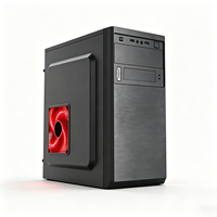 Boîtier PC Micro-ATX Mini-ITX en gros, châssis compact 350 mm, 4 emplacements PCI, support HDD/SSD, ventilation en maille, boîtier d'ordinateur de jeu 3