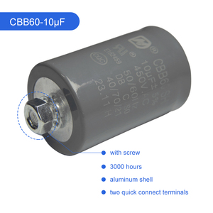 Condensateurs de démarrage CA <span class=keywords><strong>CBB60</strong></span> 10UF 450V S0 40 75 21 50/60Hz, multifonctionnels, utilisés comme condensateurs de fonctionnement - Product Image 5