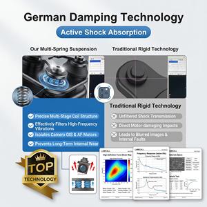 Support <span class=keywords><strong>de</strong></span> téléphone pour moto Lamicall BCSP01 à double absorption des chocs, amortisseur <span class=keywords><strong>de</strong></span> vibrations, verrouillage <span class=keywords><strong>de</strong></span> sécurité, anti-vibration, support <span class=keywords><strong>de</strong></span> téléphone pour moto, VTT - Product Image 3