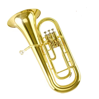 Euphonium Gold Adult Professional Performance Brass Instrument