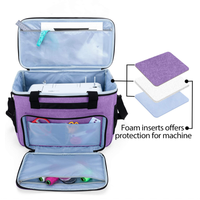Sac de rangement pour machine à coudre familiale sac fourre-tout de voyage pour la plupart des machines à coudre standard et sac d'accessoires