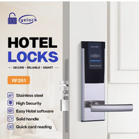 Cerradura de Puerta de Hotel RFID de Acero Inoxidable, Antirrobo, Cerradura Electrónica con Tarjeta Inteligente para Sistema de Control de Acceso a Habitaciones de Apartamentos