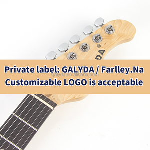 GALYDA Kits de guitare électrique en coupe de 41 pouces avec manche en érable et G-550 d'instruments à 6 cordes en peuplier - Product Image 2