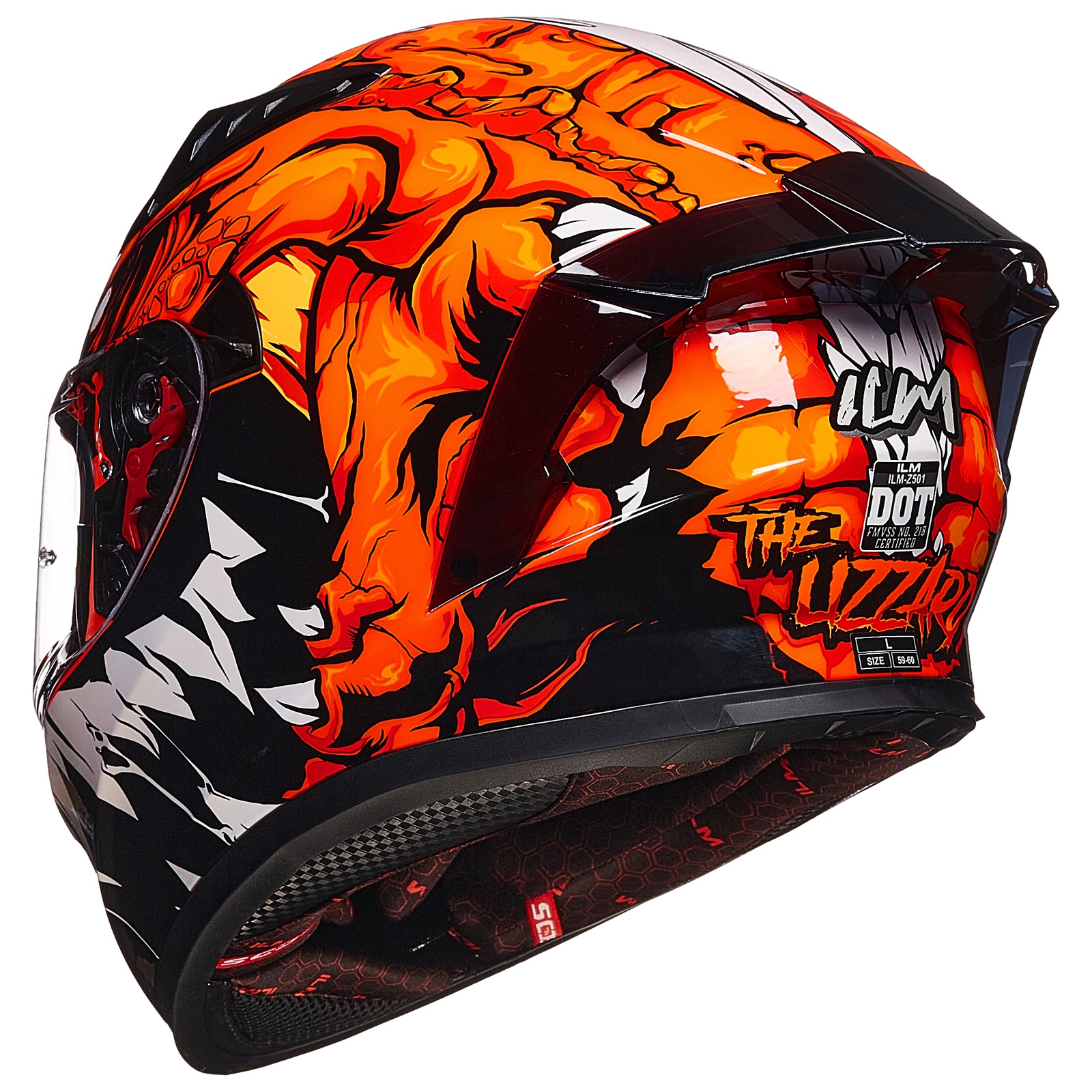 Amazon.com: ILM Vintage Full Face Motorcycle Helmets for