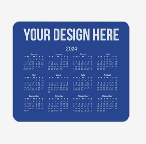 Tapis de souris calendrier horizontal personnalisé avec logo, base antidérapante, pour cadeau de bureau - Product Image 4