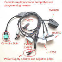 Cable de arnés de escritura del cepillo de detección de diagnóstico de programación es OEM para motor diésel del vehículo Cummin CM570 CM870 CM2150 CM2250