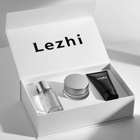 Boîtes magnétiques cosmétiques personnalisées de haute qualité et solutions d'emballage de coffrets cadeaux en papier pour soins de la peau masculins de luxe