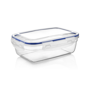Contenedor de alimentos Rectangular de plástico sin BPA hermético de 1500 ml Caja de almacenamiento transparente a prueba de fugas para uso en la cocina - Product Image 1
