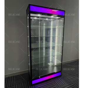 Custom gioiello vetrina vetrina vetrina su misura strato di vendita al dettaglio tabaccheria con luce a strisce led luce - Product Image 2