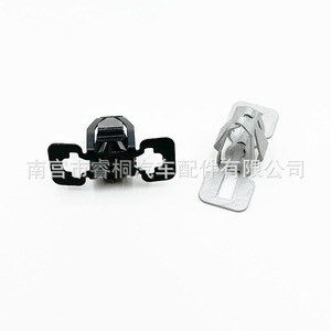 Shuangxuan <b>Car</b> Dashboard U-Shaped <b>Clips</b> Steel Black Silver Interior Trim Fasteners General Use - Product Image 2
