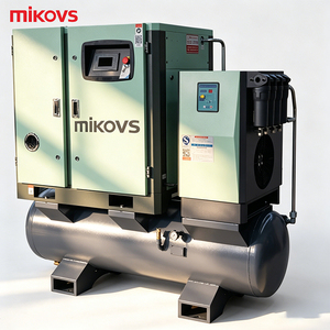 Compresores de Aire Industriales MIKOVS de 7.5kw 10hp, Compresor de Tornillo Rotativo Todo en Uno de 180l para Corte Láser de Alta Precisión - Product Image 6
