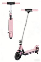 Patinete Eléctrico para Niños, de 6 a 14 Años, Motor de 130 W, 3 Velocidades 8 km/h, 12 km/h, 14 km/h, y Luces LED, Certificado