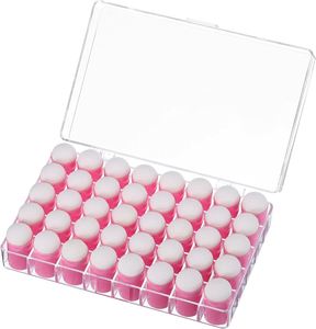 Set <span class=keywords><strong>di</strong></span> 40 Spugne Rosa Riutilizzabili e Durevoli per Pittura a Dita, Ideali per Arte Murale, Giardinaggio, <span class=keywords><strong>Disegno</strong></span> e Creazione <span class=keywords><strong>di</strong></span> Biglietti - Product Image 1