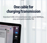 Tipo-c a tipo-c USB 2,0 tipo C cable de carga rápida PD60W 3A Transmisión DE DATOS 480Mbps 0,5 M 1M 2M 3M Cable USB