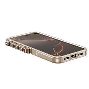 BONERUY M13 funda de teléfono de aleación de aluminio anti caída y botón de disipación de calor funda protectora de teléfono adecuada <span class=keywords><strong>para</strong></span> 15 16 17 proMAX - Product Image 5