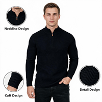 Expédition rapide, stock disponible, pull en tricot pour homme, décontracté, quotidien, extérieur, manches longues, col rond, tricot chaud, pulls pour homme