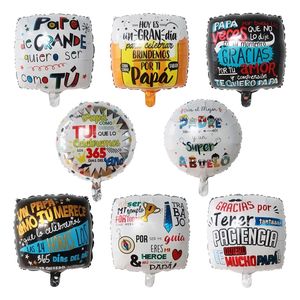 18 pollici spagnolo felice <span class=keywords><strong>festa</strong></span> del papà elio Globos Feliz Dia Super Papa Foil Ballon padre madre decorazione <span class=keywords><strong>della</strong></span> <span class=keywords><strong>festa</strong></span> - Product Image 1