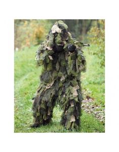 3D 3PC Oak Leaf Woodland Ghillie Suit Waterproof Polyester <strong>Shooting</strong> <strong>Clothes</strong> Portable Outdoor Hunting Set - Product Image 4