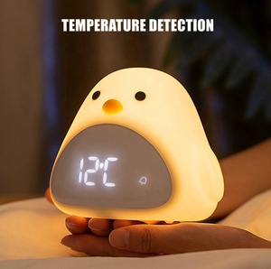 Tốt hơn dễ thương kỹ thuật số thời gian chim cảm ứng ánh sáng đồng hồ báo thức LED hiển thị ánh sáng ban đêm Đồng hồ báo thức cho phòng ngủ - Product Image 5