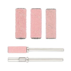 Toptan toplu manikür enstrüman pembe <span class=keywords><strong>Mini</strong></span> 3mm Mandrel bit çivi accessoset Set özel Logo çanta tırnak matkap zımpara bantları - Product Image 4