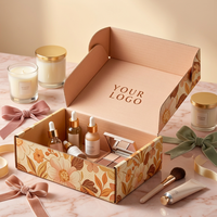 Boîte d'expédition en carton ondulé personnalisée pour cosmétiques, soins de la peau, maquillage, coffrets cadeaux de beauté, emballage d'expédition robuste
