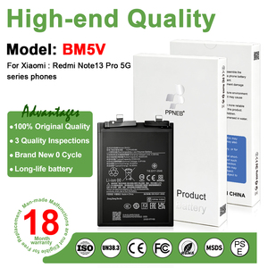 Batería de Repuesto para Teléfono Inteligente BM5V de 5100 mAh para Xiaomi Redmi Note13 Pro 5G, Garantía de 18 Meses, en Existencia - Product Image 4