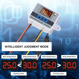 XH-W3001 kỹ thuật số <span class=keywords><strong>Led</strong></span> điều khiển nhiệt độ mô-đun kỹ thuật số nhiệt chuyển đổi với không thấm nước thăm dò lập trình sưởi ấm làm mát - Product Image 5