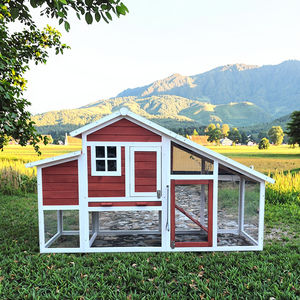 SDC032 Cages à poulets en bois massif écologiques personnalisées Extra Large <span class=keywords><strong>Poulailler</strong></span> <span class=keywords><strong>professionnel</strong></span> anti-pluie - Product Image 3
