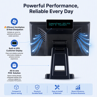 Terminal de point de vente tactile tout-en-un 15,6 pouces pour fabricants de POS – Caisse enregistreuse pour commerces de détail et salons
