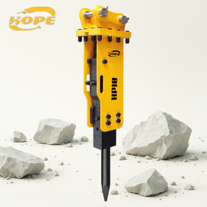 Martelo Hidráulico Montado em Escavadora HOPE Adequado para Trabalhos de Mineração e Demolição de Edifícios - Product Image 2