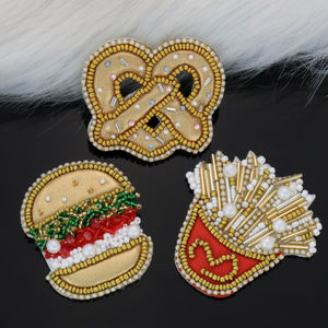 Tissu perlé 3D luxueux patchs de strass brodés 3D PVC pour vêtements sacs chapeaux accessoires vêtements appliqués à la mode - Product Image 5